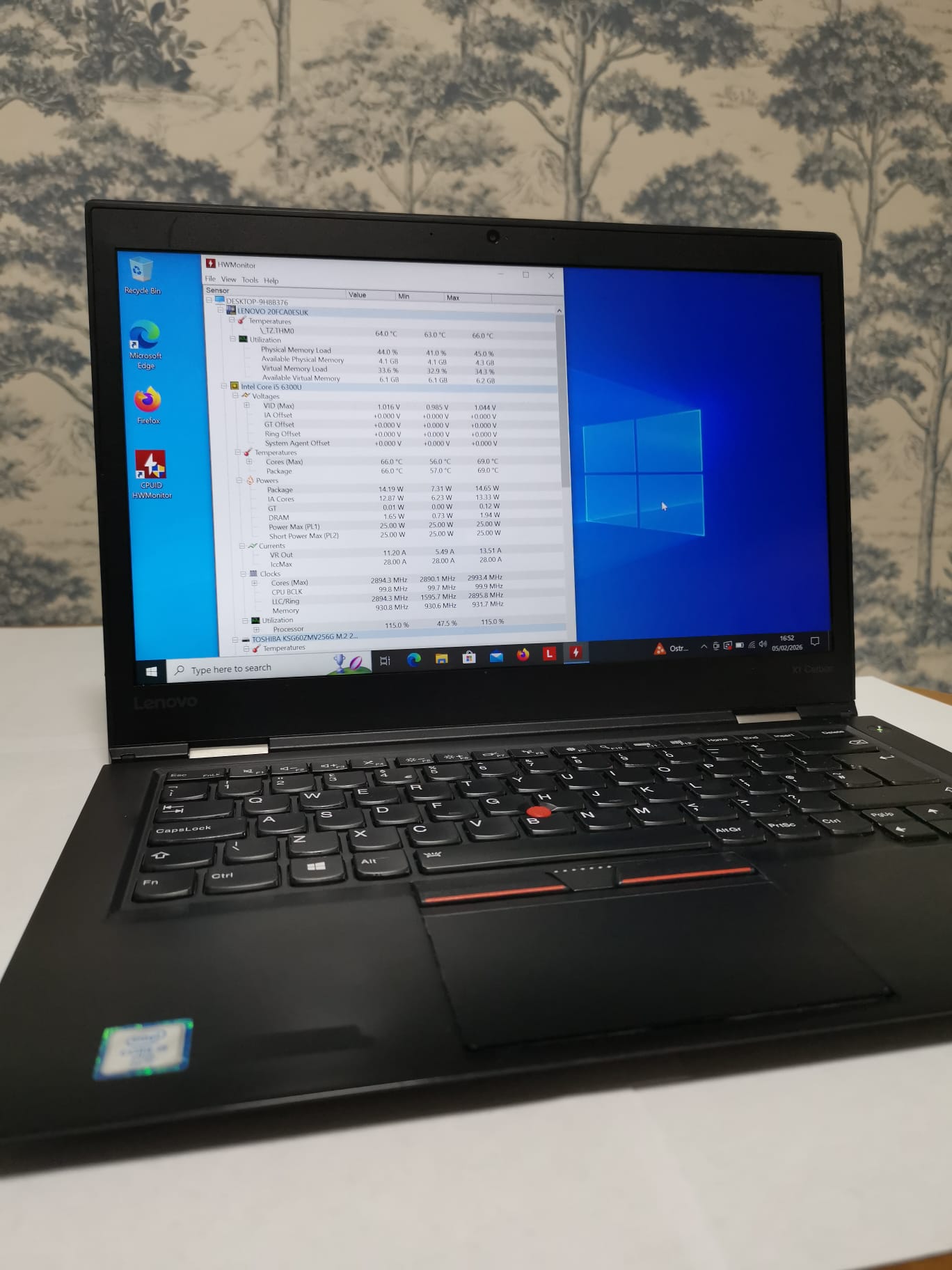 Lenovo ThinkPad X1 Carbon Gen 4 | Intel i5 | 8GB RAM | 256GB SSD | Excellent Battery